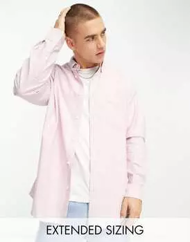 Розовая оксфордская рубашка оверсайз в стиле 90-х годов ASOS DESIGN