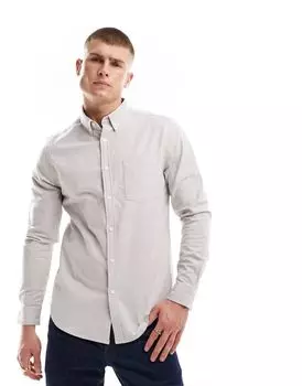 Розовая оксфордская рубашка стандартного кроя ASOS DESIGN