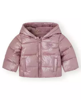 Розовая парка с капюшоном для девочки Canada House