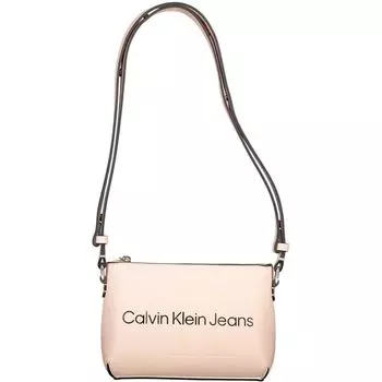 Розовая полиэтиленовая сумочка Calvin Klein