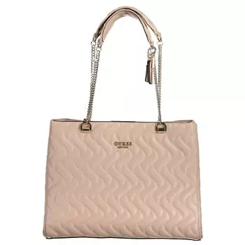 Розовая полиэтиленовая сумочка Guess Shoes