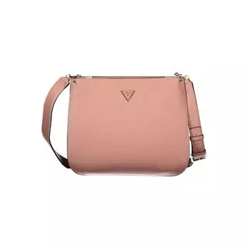 Розовая полиэтиленовая сумочка Guess Shoes