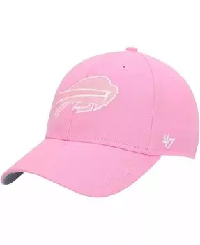 Розовая регулируемая шапка Big Girls Buffalo Bills Rose MVP '47 Brand, розовый