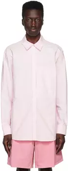 Розовая рубашка с вышивкой Wooyoungmi