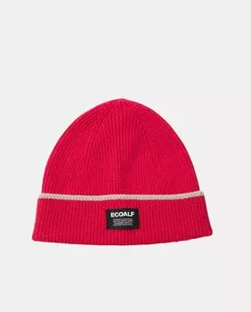 Розовая шапка из переработанной шерсти Ecoalf, фуксия