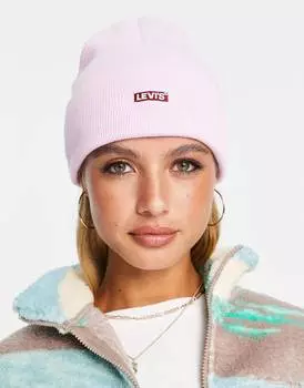 Розовая шапка Levi's с логотипом для малышей