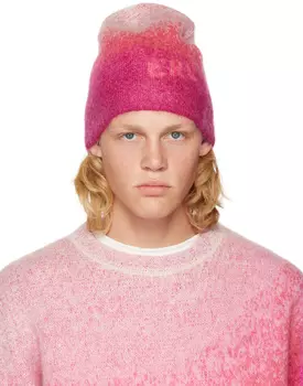 Розовая шапка с градиентом ERL