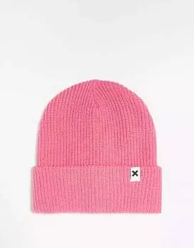 Розовая шапка унисекс COLLUSION