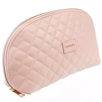 Розовая стеганая косметичка для ванной комнаты Captain Mike® , розовый