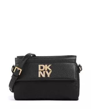 Розовая сумка через плечо из полиэстера Dkny, черный