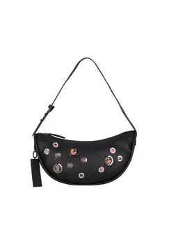 Розовая сумка через плечо Liberty 40,5 см Desigual, черный