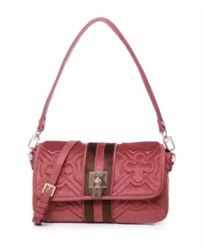 Розовая сумка через плечо с клапаном V73, розовый