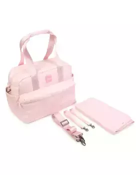 Розовая сумка для подгузников из полиэстера BOSS Kidswear, цвет Rosa