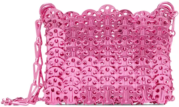 Розовая сумка Micro 1969 Rabanne