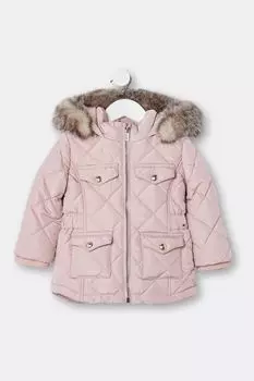 Розовая светлая пуховик Matt Millie River Island, розовый