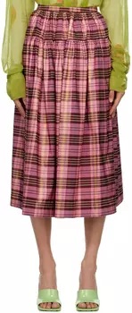 Розовая юбка Эми Molly Goddard