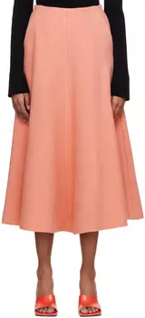 Розовая юбка-миди Maureen Gabriela Hearst