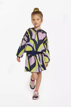 Розовая юбка с принтом блестящих сердечек Billieblush, розовый