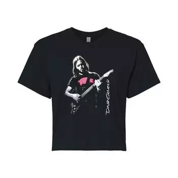 Розовая укороченная футболка с рисунком в виде свиньи David Gilmour для юниоров Licensed Character