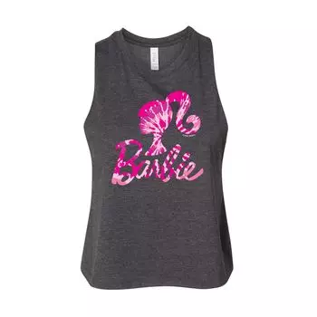 Розовая укороченная майка с логотипом Barbie для подростков Barbie Tie-Dye Licensed Character