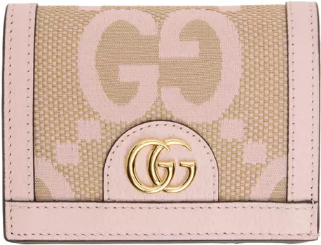 Розовая визитница Ophidia GG Gucci