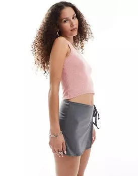 Розовая вязаная майка Motel salisha