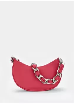 Розовая женская кожаная сумка Les Visionnaires