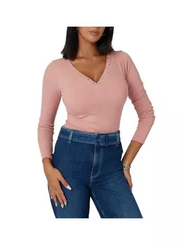 Розовая женская рубашка Guess