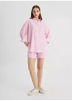 Розовая женская рубашка с непринужденным рубашочным воротником L241627611-рубашка с длинным рукавом Lee, розовый