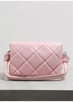 Розовая женская сумка через плечо Fabrika