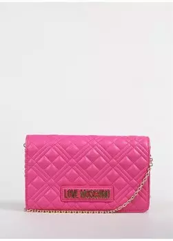 Розовая женская сумка через плечо размером 14X17x12 см JC4079PP1ILA0615 Love Moschino, розовый