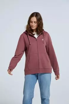 Розовая женская толстовка Maya на молнии из органического материала Animal, розовый