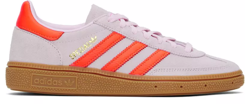 Розово-оранжевые кроссовки для гандбола Adidas Originals