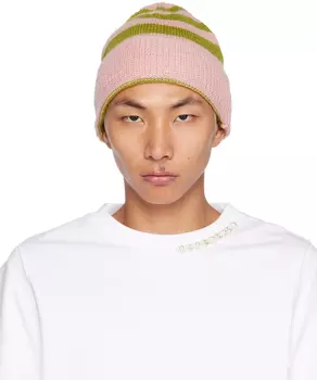 Розово-зеленая шапка Rocco Molly Goddard