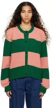 Розово-зеленый кардиган Atomic YMC