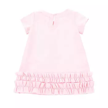 Розовое мини-платье с мышкой Monnalisa, розовый