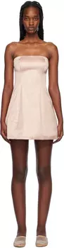 Розовое мини-платье Silvia Staud