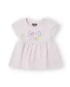 Розовое платье для девочки с надписью спереди Canada House, цвет Rosa