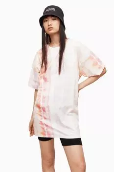 Розовое платье-футболка AllSaints Marea All Saints, розовый