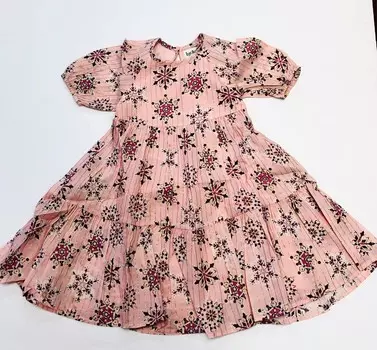 Розовое праздничное платье со снежинками для девочек Lucky Jade, розовый