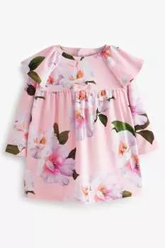 Розовое трикотажное платье с цветочным принтом от Baker By Ted Baker Baker by Ted Baker, розовый