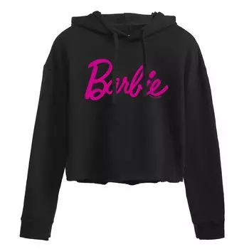 Худи с графическим логотипом Barbie Licensed Character, черный