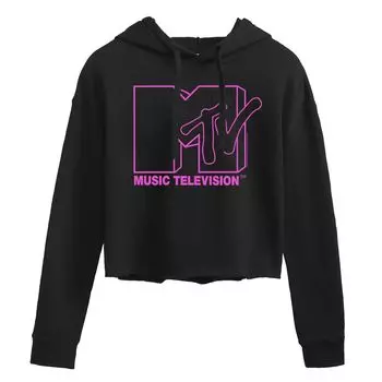 Худи с рисунком с логотипом MTV Licensed Character, черный