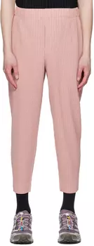 Розовые апрельские брюки ежемесячного цвета HOMME PLISSe ISSEY MIYAKE