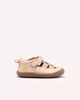 Розовые босоножки для девочек из блестящей кожи с застежкой-липучкой Gioseppo, розовый