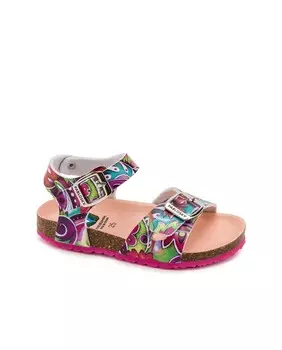 Розовые босоножки для девочки с пряжкой Pablosky, розовый