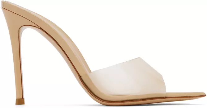 Розовые босоножки на каблуке Elle Gianvito Rossi