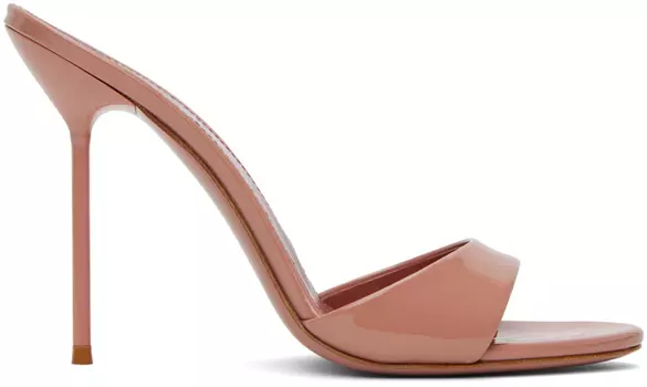 Розовые босоножки на каблуке Paris Texas Lidia