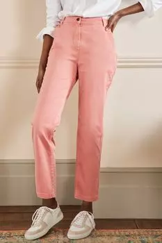 Розовые брюки-чиносы Classic Boden, розовый