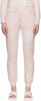 Розовые брюки для отдыха с 4 полосками Thom Browne